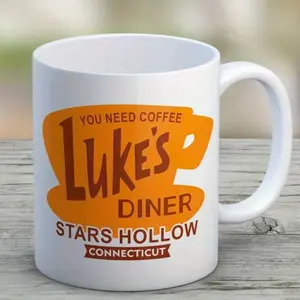 Gilmore Girls Series - Luke's Dinner Lorelai Gilmore Ceramic Coffee Mug - Officially Licensed,  TV Show Themed - For Coffee & Tea Lovers - Perfect Gift for Gilmore Girls Fans