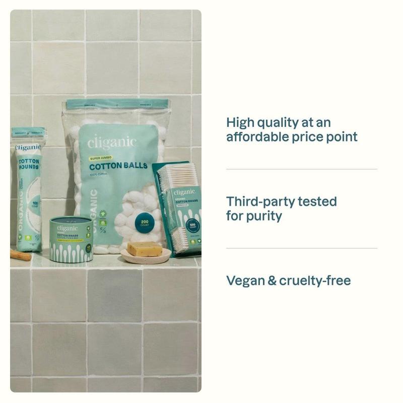 Super Jumbo Cotton Balls for Daily Makeup and Polish Cleansing