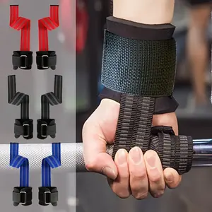 Adjustable Wrist Support Wraps (2pcs), High-Tracction Fitness Wrist Support Bands - Enhanced Palm Support & Non-Slip Pull-Up Grip - Durable Pair for Powerlifting, Weightlifting, Bodybuilding, Pull-Ups, Chin-Ups