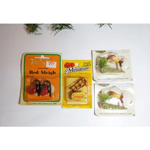 Miniature Christmas Village Accessories