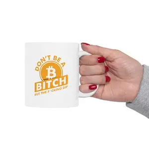 Bitcoin Ceramic Mug, Bitcoin Mug, Bitcoin Gift, Day Trader, Crypto Mug, Cryptocurrency Mug, Crypto Trader, Crypto Gift, HODL Mug