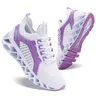 Women's Striped Fabric Casual Trainers - Breathable Athletic Footwear, Outdoor Sneakers for Walking, Training
