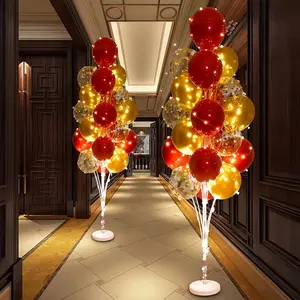 2 63 Inch Balloon Holders with Durable PP and Water-based Bases - Easy To Assemble, Reusable, Perfect for Weddings, Graduation Ceremonies, Home Garden Decorations, Halloween and Christmas, Garden Parties, Wedding Decorations, Reusable Decorations