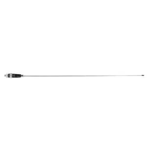212 MAIN 2 ft (27 in) Dial-A-Match Whip Antenna with Chrome Plate, Field Tune Capability, Threaded Base and Mount for Boating Water Sports