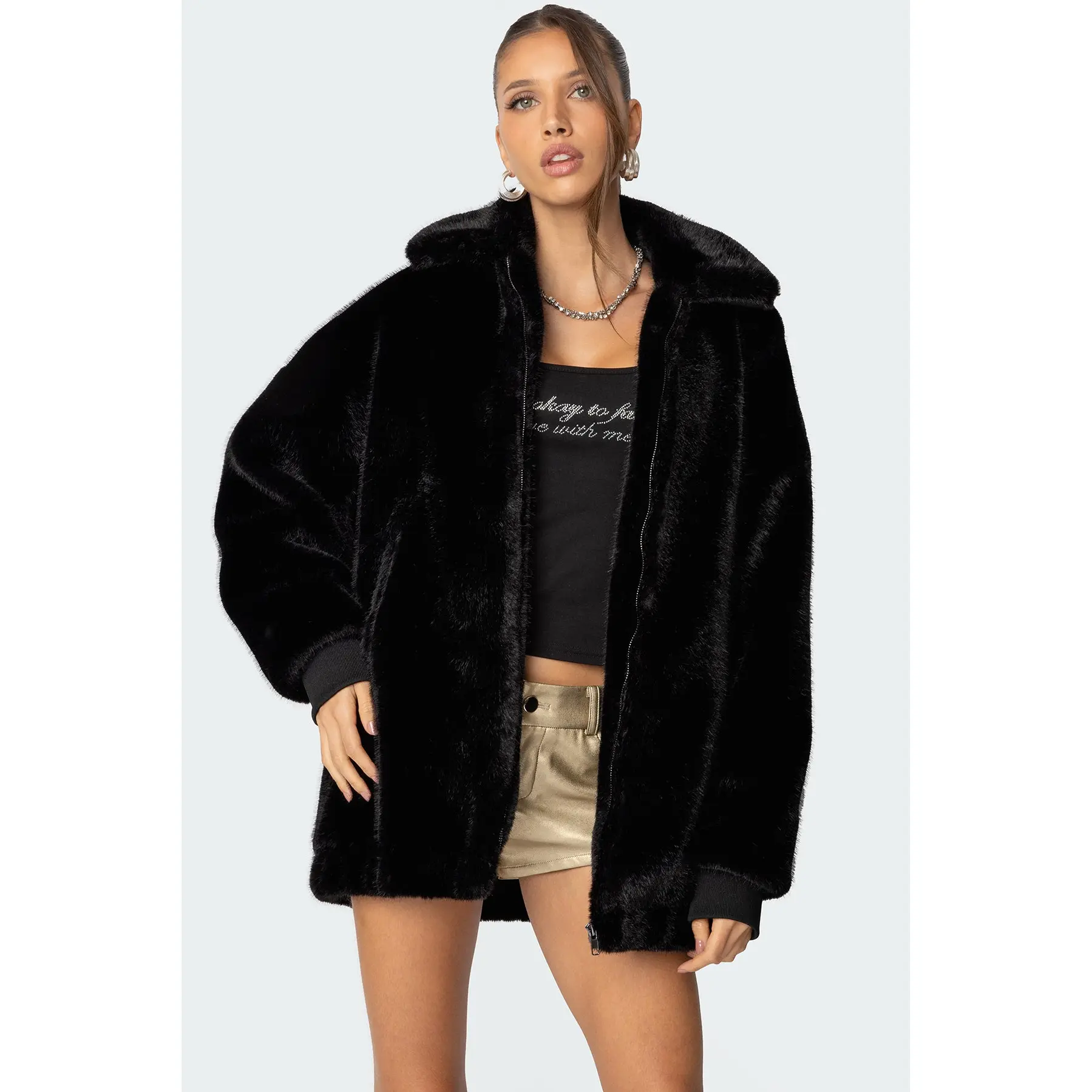 Taylor Oversized Faux Fur Jacket Taylor Oversized Faux Fur Jacket