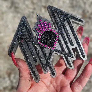 Sleep Tkn Car Freshie Pink/Black- Scent m- Pink Sugar Unique Car Accessory for Enhanced Ambiance and Fragrance