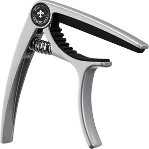 Guitar Capo Deluxe for Acoustic Guitars, Ukulele, Banjo, Mandolin, Bass - Made of  Zinc Alloy for 6 & 12 String Instruments - Luxury Accessories by