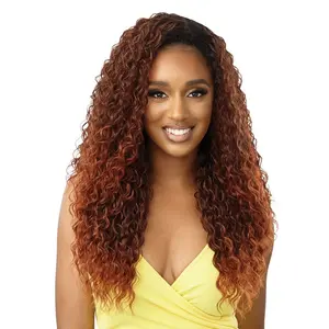 Outre Converti Cap Wet & Wavy Synthetic Hair Half Wig - KISSED BY MIST