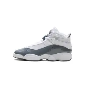 Air Jordan 6 RINGS GS "WHITE COOL GREY" 323419 121