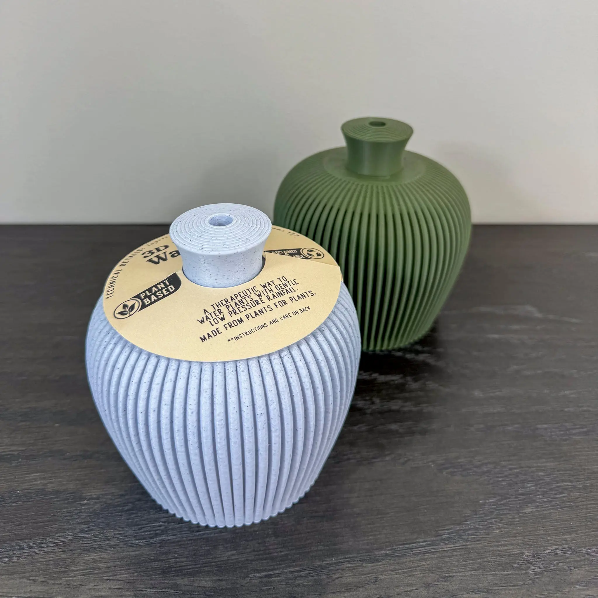 Ribbed Water Bell Thumb Pot
