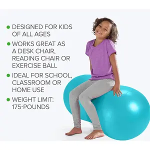 Active Seat Peanut Shaped Bounce Desk Chair, Exercise Yoga Balance Sitting Ball, Flexible Seating, Wiggle Seat for Boys and Girls