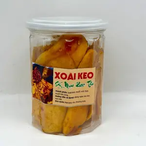 Thai-Style Dried Mango with Shrimp Paste 8.8oz - Xoài Sấy Muối Ruốc Thái 250g - Chewy Flavor Preserved Mango Snack