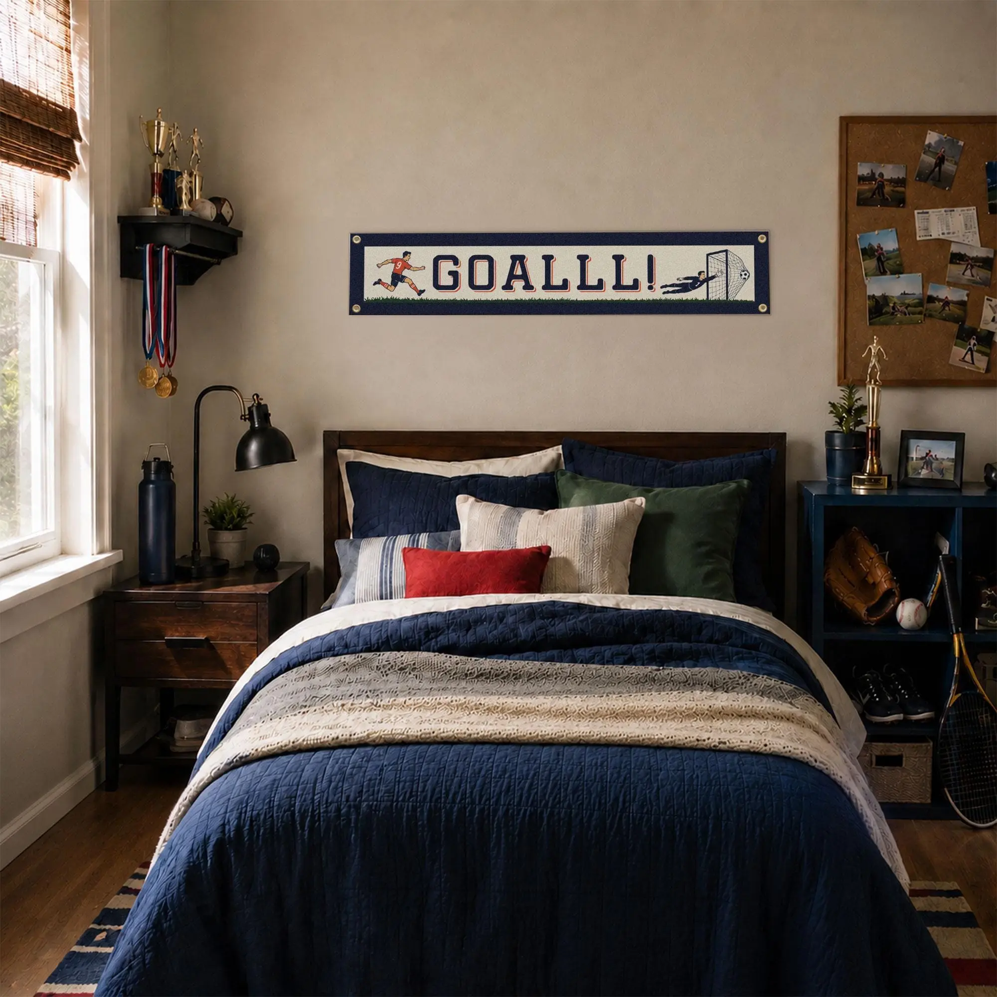 GOALLL! Felt Banner