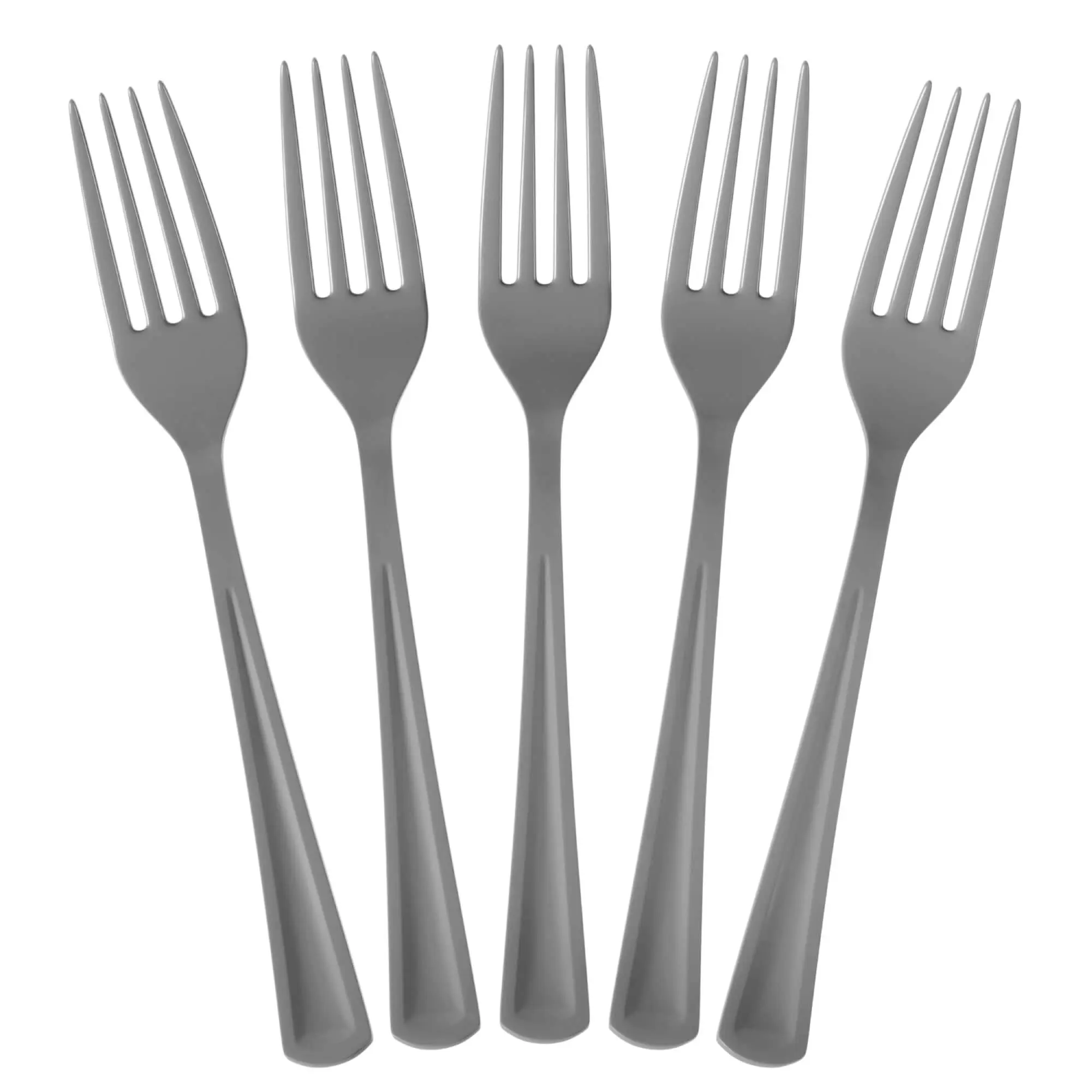 Heavy Duty Silver Plastic Forks | 7.5 in. | 50 Count Heavy Duty Silver Plastic Forks | 7.5 in. | 50 Count