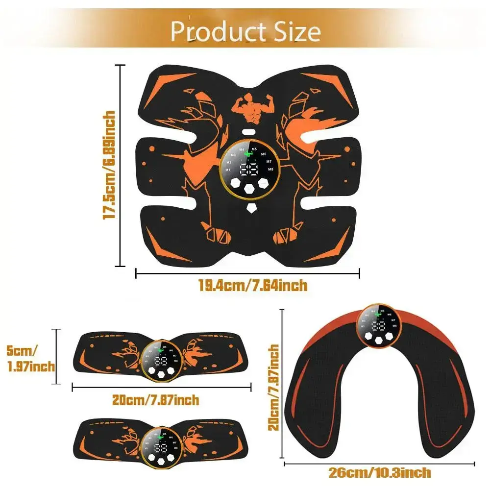 Abdominal muscle exercise equipment, 1 set of multi part complete muscle exercise equipment, 8 modes for abdominal/gluteal/arm/leg muscles, 29 intensity levels of fitness equipmentRAIMENTRY Abdominal muscle exercise equipment, 1 set of multi part complete muscle exercise equipment, 8 modes for abdominal/gluteal/arm/leg muscles, 29 intensity levels of fitness equipmentRAIMENTRY