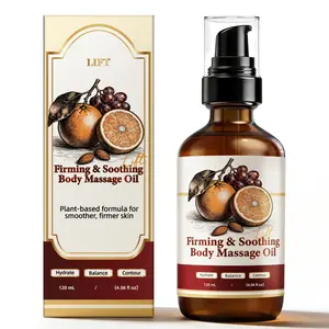 Firming Body Massage Oil with Collagen & Stem Cell, Smooths Cellulite, Improves Skin Texture, Refreshing Aromatherapy for Legs & Full Body, Revitalizing Body Oil