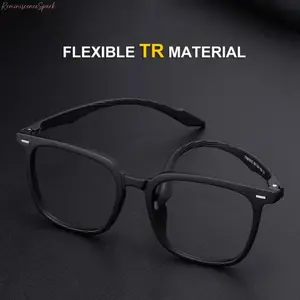 Unisex Oversized Square Glasses Frame, Trendy Large Square Optical Eyeglasses, Fashion Thick Rim Eyewear for Men & Women, Slim Face Shaping Design, Universal Prescription Ready Frame for Daily Wear, Office and Casual Styling tiktokshopspringglowup
