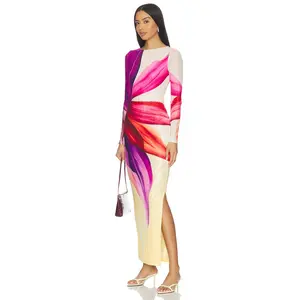 AFRM Phyll Dress in Lemon Lotus