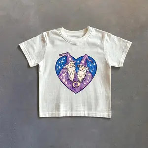 Retro Wizards Graphic Baby Tee, Vintage Dark Fantasy Tshirt, 90s Style Baby Tee, Magic Shirt