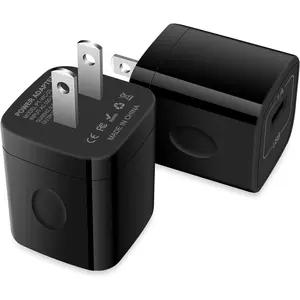 USB Charger Block,2-Pack Wall Charger (5V,1A) USB Plug Charging Brick Power Adapter Charing Cube Box for iPhone 16/15/14/13/12/11/SE/XR,Samsung Galaxy S25/S24/S23/S22/S21,Google Pixel 9 Pro XL/8a/8/7