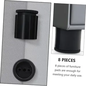 Adjustable Abs Plastic Sofa Feet Pads Set, Durable Thick Material, Suitable for TV Stand, Coffee Table, Bed, Office Furniture, Cabinet