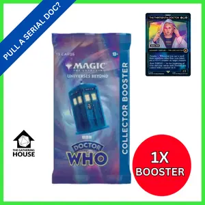 1x or 3x Universes Beyond: Doctor Who - Collector Booster Pack (WHO) Magic the Gathering - MTG