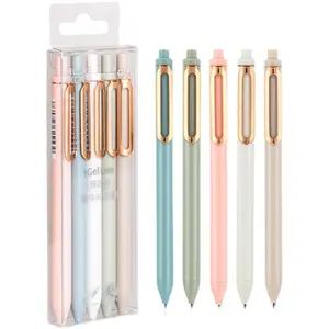 10PCS Retractable Black Ink Fine Point Retractable Aesthetic Pens Office Supplies,Perfect For Note Taking And Journaling Smooth Writing