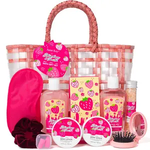Day Gifts for, Spa kit Christmas Gift for Teen Girls Tote Bag, 13pc spa gift baskets for girls beauty Bag bath Home Spa for Daughter, Girlfriend