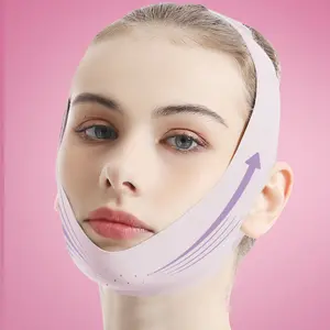 Purple mask bandage small V face face face lift double chin nasolabial folds face show face thin