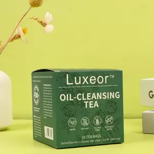 Oil-Cleansing Tea Natural Tea Bag 10pk 50g | 100% Natural Winter Melon & Lotus | Caffeine-Free | Vegan Skin-Gut Boost  | Daily Wellness Ritua Chinese