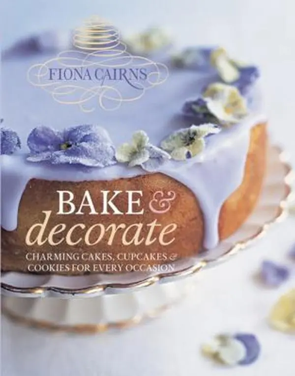 Used Hardcover Book - Bake & Decorate: Charming Cakes, Cupcakes & Cookies for Every Occasion by Fiona Cairns - English Cake Recipe Baking Cookbook