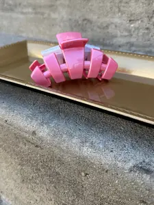 Classic Calming Coral Medium Claw Hair Clip