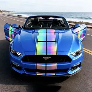 Car Hood Stickers & Roof Decoration Stickers No Hole Punching Needed Strong Adhesive Easy Install Universal Fit Parallel Line Design for Car Modification