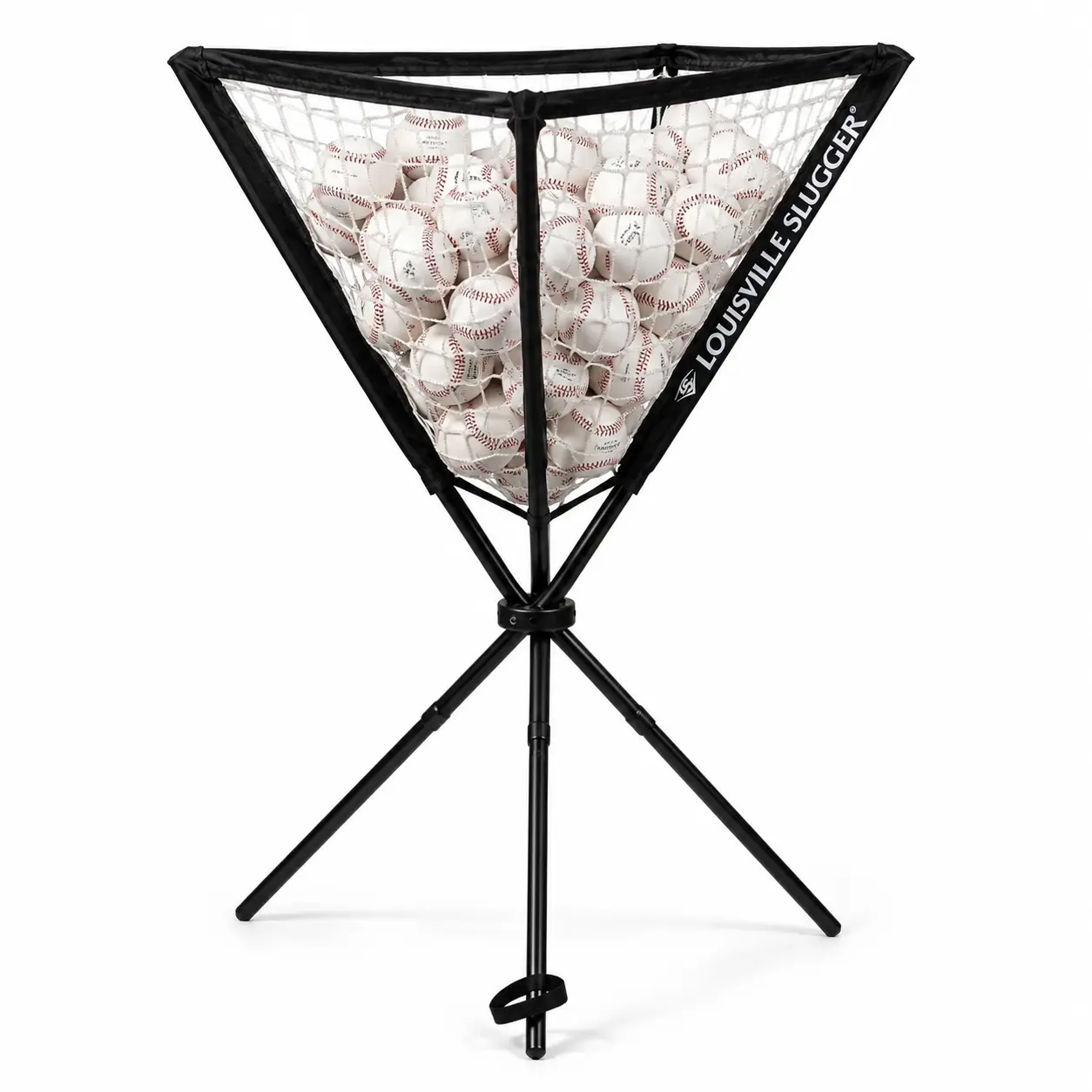 Louisville Slugger Portable Ball Caddy — Holds 85 Baseballs | Coach & Player Training