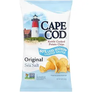 Cape Cod Potato Chips, Lightly Salted Original Kettle Chips, 8 Oz