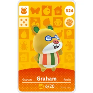 Graham - Villager NFC Card for Animal Crossing New Horizons Amiibo