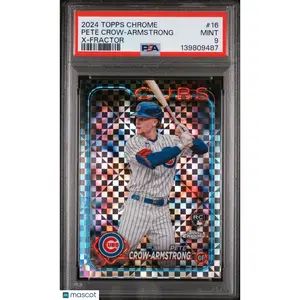 2024 Topps Chrome Pete Crow-Armstrong X Fractor #16 PSA 9