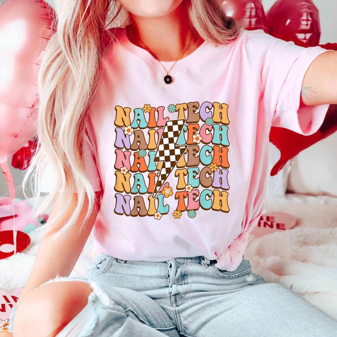 Nail Technician Shirt, Funny Nail Salon Tee, Peace Love Nails Shirt, Nail Tech Gift, Beauty Salon Gift, Nail Tech Tshirt, Nail Artist Gifts