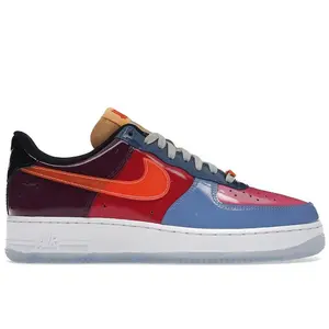 Nike Men's Air Force 1 Low SP Undefeated Multi-Patent Total Orange, from StockX