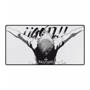 Michael Kaiser Bastard München Mousepad - Blue Lock Anime Desk Mat, Large Extended Gaming Pad, Manga Sports Decor for Gamers