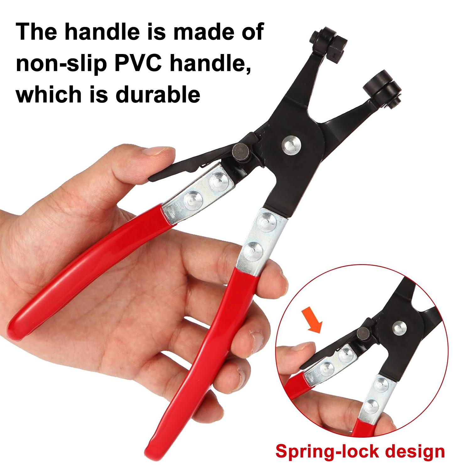 Auto Repair Plier,Hose Clamp Pliers Heavy Duty Hose Clamp Tool with Locking Device and Non-Slip Handle Removal and Installation Tool for Ring-Type and Flat-Band Hose Clamps Auto Repair Plier,Hose Clamp Pliers Heavy Duty Hose Clamp Tool with Locking Device and Non-Slip Handle Removal and Installation Tool for Ring-Type and Flat-Band Hose Clamps