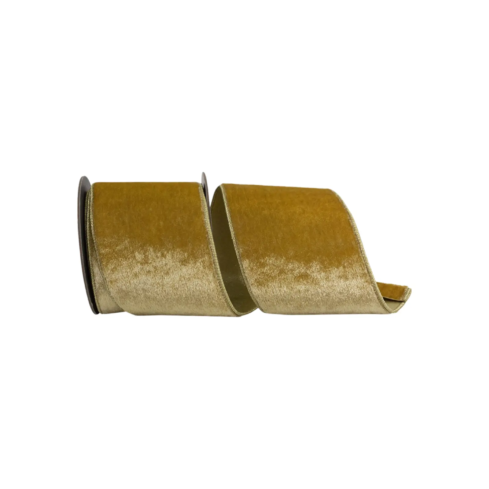 Velvet Deluxe Champagne Ribbon, 4" X 5YD