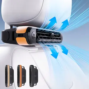 USB Plug and Play, Car Seat Fan, Adjustable Cooling Fan, Portable Wake-up Seat Cooler, Adjustable Vents, 3 Gear Wind Speed, Suitable for Most Cars, SUV, RV, Boat