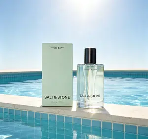 Salt & Stone Bergamot & Hinoki Hair & Body Mist 3.4 fl oz 100ml, Skincare-Infused Hydrating Unisex Fragrance Spray with Glycerin & Red Algae, Clean Vegan Cruelty-Free Refreshing Scent for Men & Women