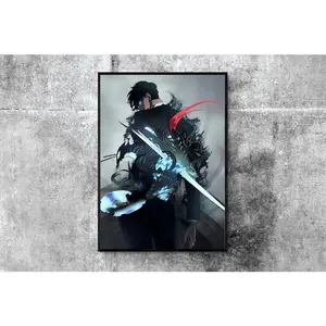 Solo Leveling Print,3 Anime Wall Art, Manga Poster, Room Decor, Fan Gift, Home Decor, High-Quality Print, Art Gift, Anime Merch
