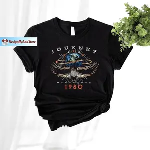 Journey Band Shirt Journey Shirt Rock Band T-Shirt That Works All Essential Soft Tee