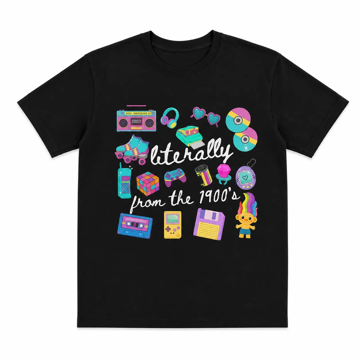 Literally From The 1900s Retro 90s Meme T-Shirt Funny Gift For 90s Gal Mom