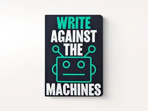 Write Against the Machine Dotted Page Notebook