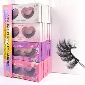 24 Double False  Gift Box - Cross Fluffy Mixed Style  Set, Lightweight and Reusable, Perfect Valentine's Day Beauty Gift thick eyelash  bulk lashes russian curl