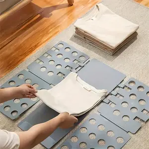 Durable PVC Lazy Folding Board Space-Saving Clothes Organizer for Small Shirts & T-Shirts Efficient Foldable Design with Multiple Compartments Laundry Grey Inflatable Christmas Tree